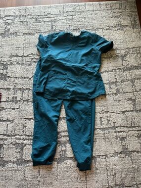 Women’s Teal Size XL Scrubstar Scrub Set